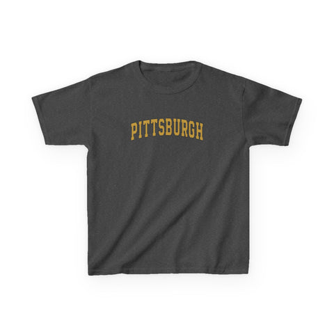 Vintage Classic Pittsburgh - Kids Graphic T-Shirt Kids Apparel - YinzerShop