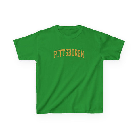 Vintage Classic Pittsburgh - Kids Graphic T-Shirt Kids Apparel - YinzerShop