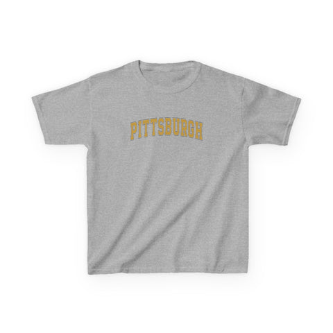 Vintage Classic Pittsburgh - Kids Graphic T-Shirt Kids Apparel - YinzerShop