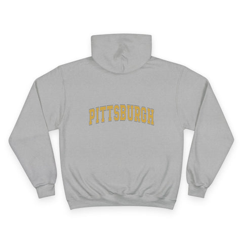 Vintage Classic Pittsburgh - Print on back - Champion Hoodie Hoodie - YinzerShop