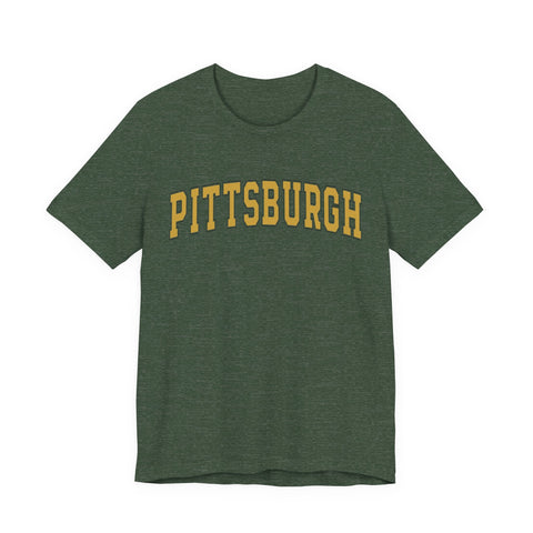 Vintage Classic Pittsburgh Short Sleeve T-Shirt T-Shirt - YinzerShop