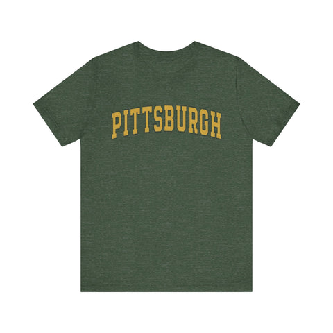 Vintage Classic Pittsburgh Short Sleeve T-Shirt T-Shirt - YinzerShop