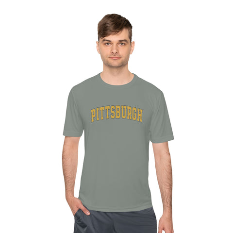 Vintage Classic Pittsburgh - Sport-Tek Unisex Moisture Wicking Tee T-Shirt - YinzerShop