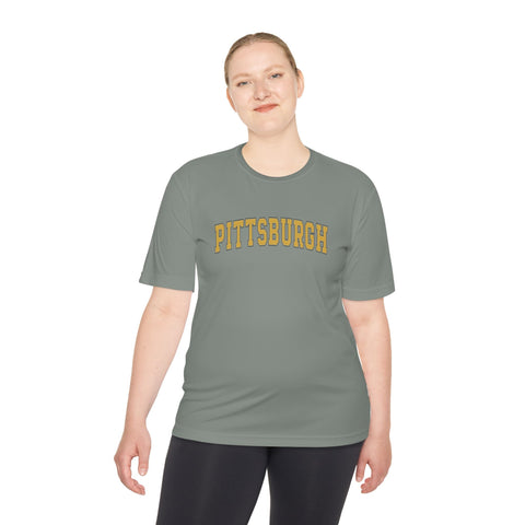 Vintage Classic Pittsburgh - Sport-Tek Unisex Moisture Wicking Tee T-Shirt - YinzerShop