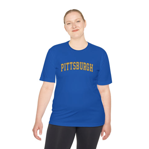 Vintage Classic Pittsburgh - Sport-Tek Unisex Moisture Wicking Tee T-Shirt - YinzerShop