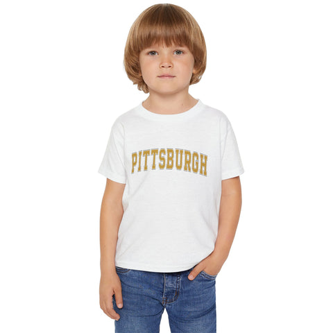 Vintage Classic Pittsburgh - Toddler T-Shirt Kids Apparel - YinzerShop