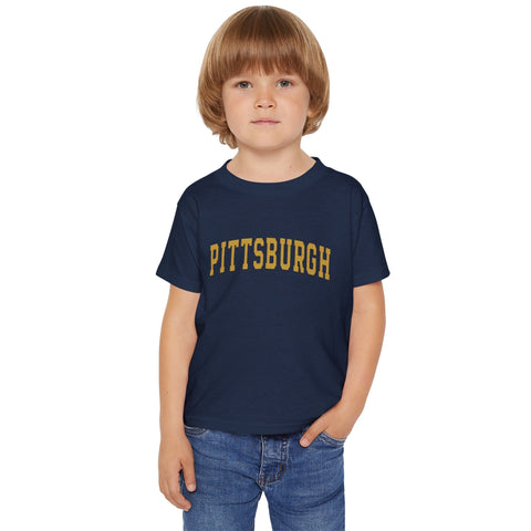 Vintage Classic Pittsburgh - Toddler T-Shirt Kids Apparel - YinzerShop