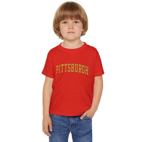 Vintage Classic Pittsburgh - Toddler T-Shirt Kids Apparel - YinzerShop