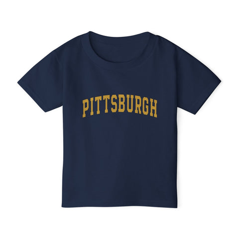 Vintage Classic Pittsburgh - Toddler T-Shirt Kids Apparel - YinzerShop
