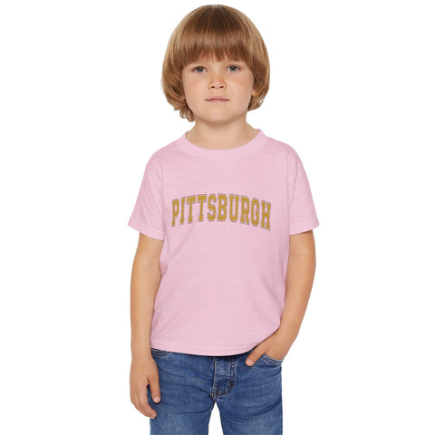 Vintage Classic Pittsburgh - Toddler T-Shirt Kids Apparel - YinzerShop