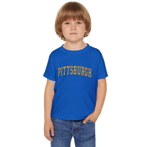 Vintage Classic Pittsburgh - Toddler T-Shirt Kids Apparel - YinzerShop