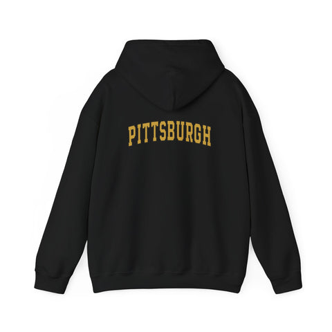 Vintage Classic Pittsburgh - Unisex Heavy Blend™ Hooded Sweatshirt Hoodie - YinzerShop