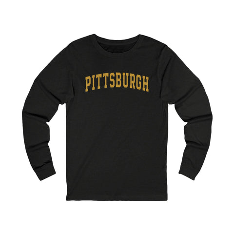 Vintage Classic Pittsburgh - Unisex Long Sleeve Tee Long Sleeve Shirt - YinzerShop