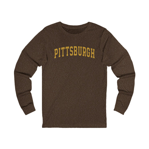 Vintage Classic Pittsburgh - Unisex Long Sleeve Tee Long Sleeve Shirt - YinzerShop