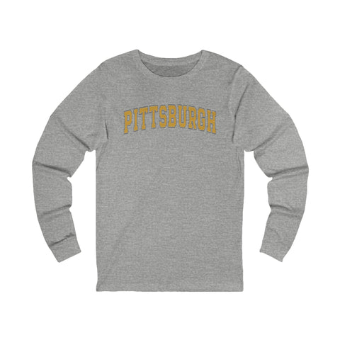 Vintage Classic Pittsburgh - Unisex Long Sleeve Tee Long Sleeve Shirt - YinzerShop