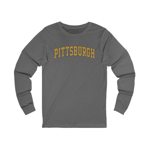 Vintage Classic Pittsburgh - Unisex Long Sleeve Tee Long Sleeve Shirt - YinzerShop