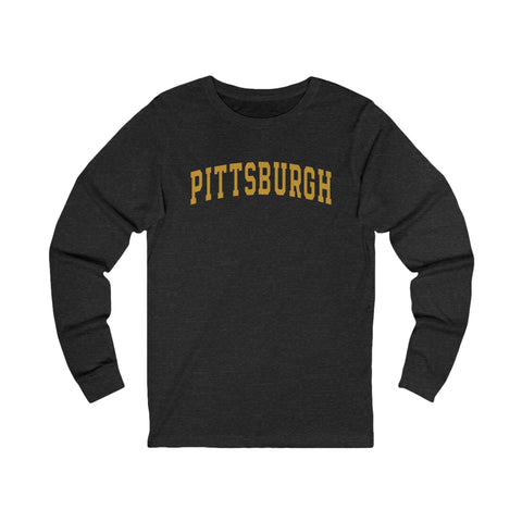 Vintage Classic Pittsburgh - Unisex Long Sleeve Tee Long Sleeve Shirt - YinzerShop