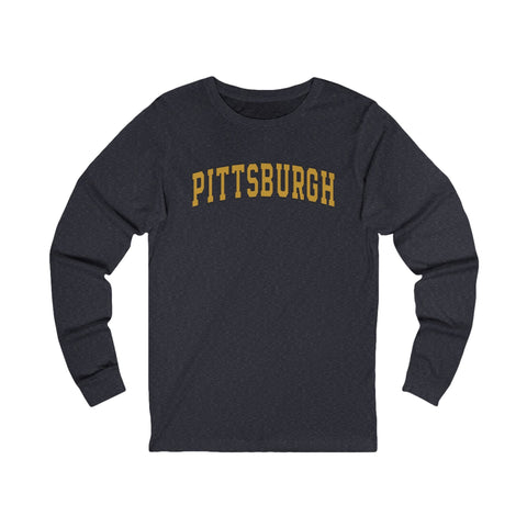Vintage Classic Pittsburgh - Unisex Long Sleeve Tee Long Sleeve Shirt - YinzerShop