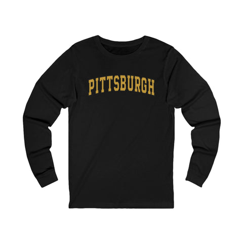 Vintage Classic Pittsburgh - Unisex Long Sleeve Tee Long Sleeve Shirt - YinzerShop