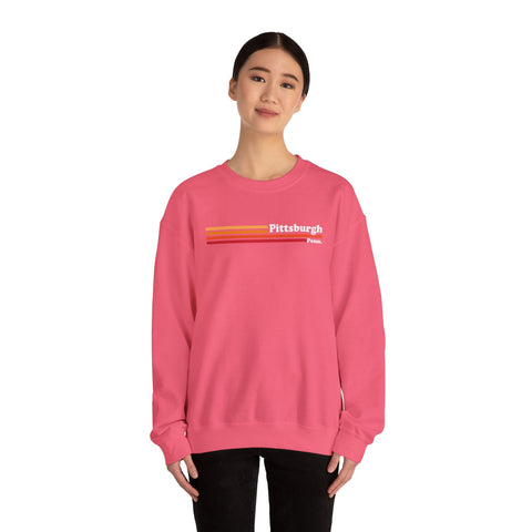 Vintage Pittsburgh 1980s - Heavy Blend™ Crewneck Sweatshirt Sweatshirt - YinzerShop