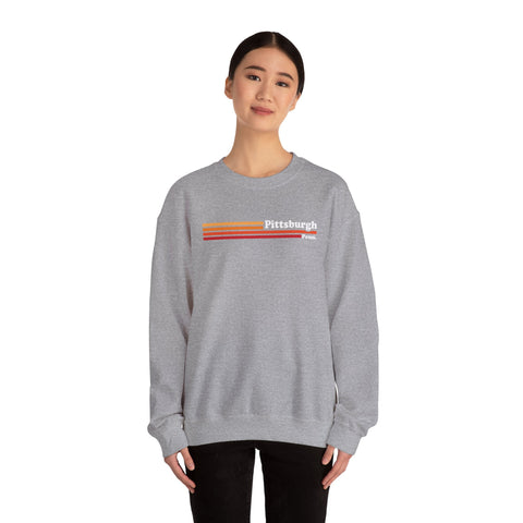 Vintage Pittsburgh 1980s - Heavy Blend™ Crewneck Sweatshirt Sweatshirt - YinzerShop