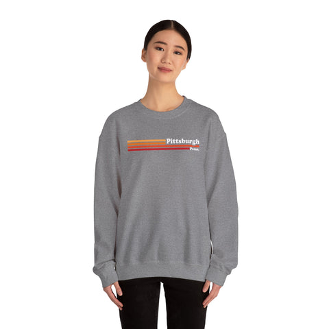 Vintage Pittsburgh 1980s - Heavy Blend™ Crewneck Sweatshirt Sweatshirt - YinzerShop