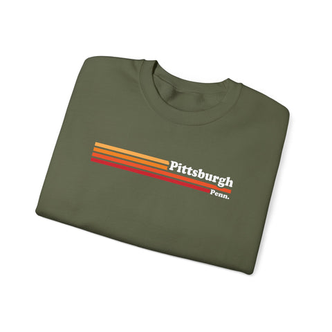 Vintage Pittsburgh 1980s - Heavy Blend™ Crewneck Sweatshirt Sweatshirt - YinzerShop