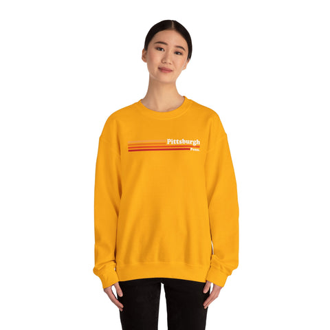 Vintage Pittsburgh 1980s - Heavy Blend™ Crewneck Sweatshirt Sweatshirt - YinzerShop