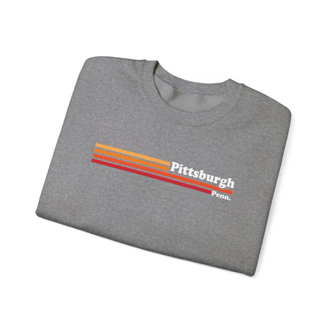 Vintage Pittsburgh 1980s - Heavy Blend™ Crewneck Sweatshirt Sweatshirt - YinzerShop
