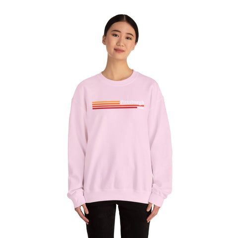 Vintage Pittsburgh 1980s - Heavy Blend™ Crewneck Sweatshirt Sweatshirt - YinzerShop