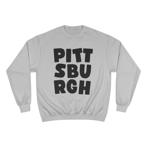 Vintage Pittsburgh Bold - Champion Sweatshirt Sweatshirt - YinzerShop