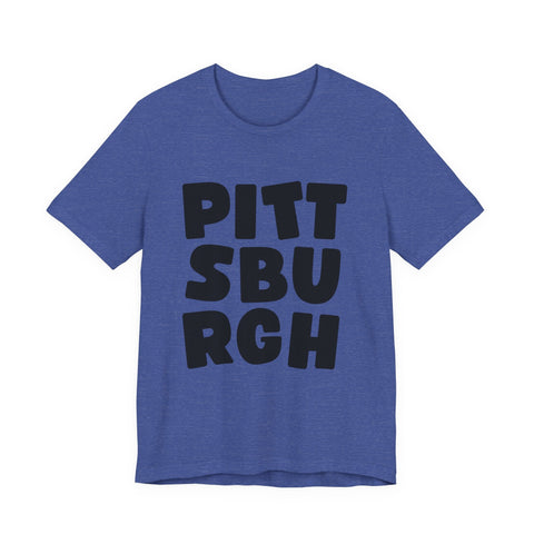 Vintage Pittsburgh Bold - Unisex Jersey Short Sleeve Tee T-Shirt - YinzerShop