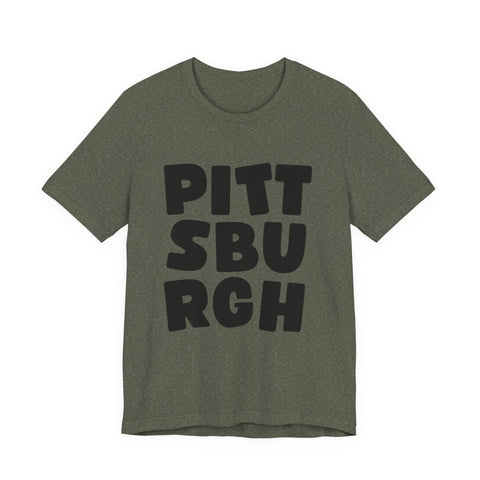 Vintage Pittsburgh Bold - Unisex Jersey Short Sleeve Tee T-Shirt - YinzerShop