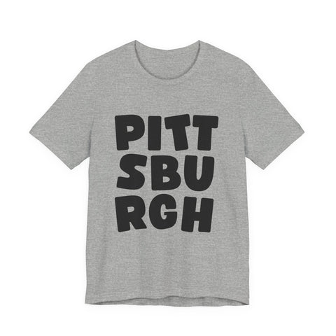 Vintage Pittsburgh Bold - Unisex Jersey Short Sleeve Tee T-Shirt - YinzerShop