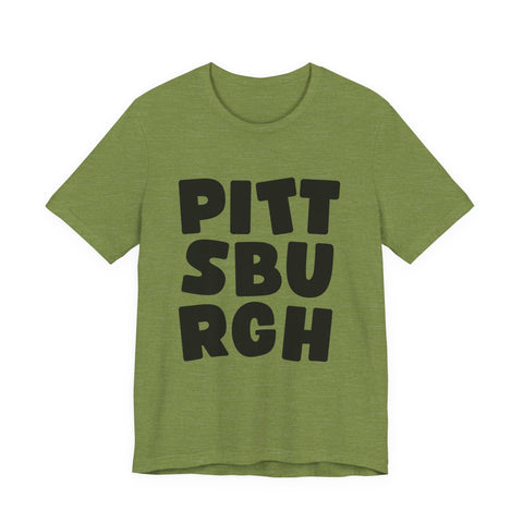 Vintage Pittsburgh Bold - Unisex Jersey Short Sleeve Tee T-Shirt - YinzerShop