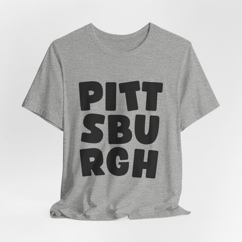 Vintage Pittsburgh Bold - Unisex Jersey Short Sleeve Tee T-Shirt - YinzerShop