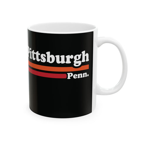 Vintage Pittsburgh Coffee Mugs - Retro Ceramic 11oz & 15oz Dishwasher Safe Cups Mug - YinzerShop