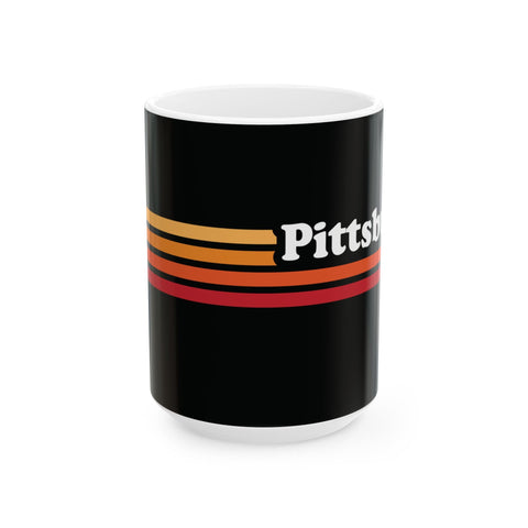 Vintage Pittsburgh Coffee Mugs - Retro Ceramic 11oz & 15oz Dishwasher Safe Cups Mug - YinzerShop