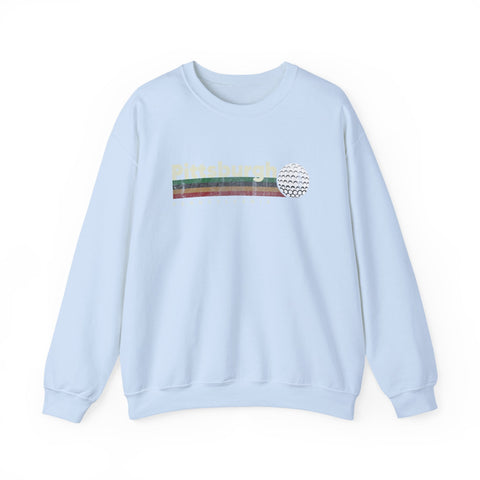 Vintage Pittsburgh Golf - Heavy Blend™ Crewneck Sweatshirt Sweatshirt - YinzerShop