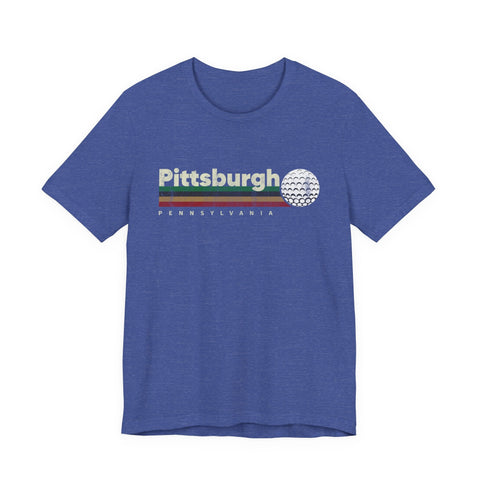 Vintage Pittsburgh Golf - Unisex Jersey Short Sleeve Tee T-Shirt - YinzerShop