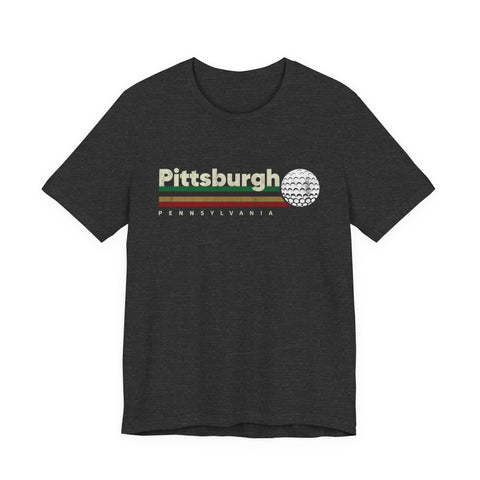 Vintage Pittsburgh Golf - Unisex Jersey Short Sleeve Tee T-Shirt - YinzerShop