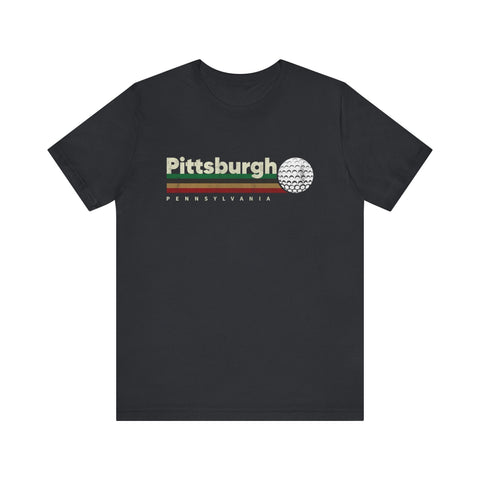 Vintage Pittsburgh Golf - Unisex Jersey Short Sleeve Tee T-Shirt - YinzerShop