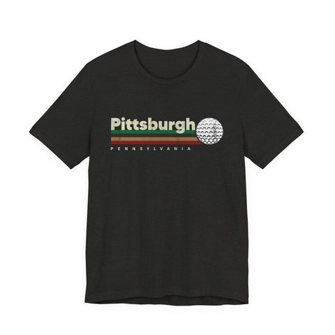 Vintage Pittsburgh Golf - Unisex Jersey Short Sleeve Tee T-Shirt - YinzerShop