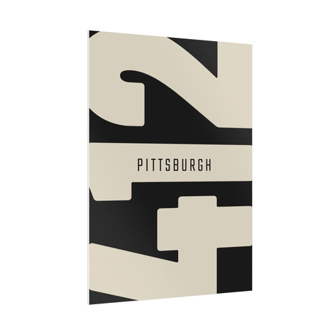 Vintage Pittsburgh Poster – Rolled Art Print on Archival Fine Art Paper Poster - YinzerShop