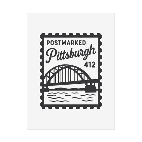 Vintage Pittsburgh Poster – Rolled Art Print on Archival Fine Art Paper Poster - YinzerShop