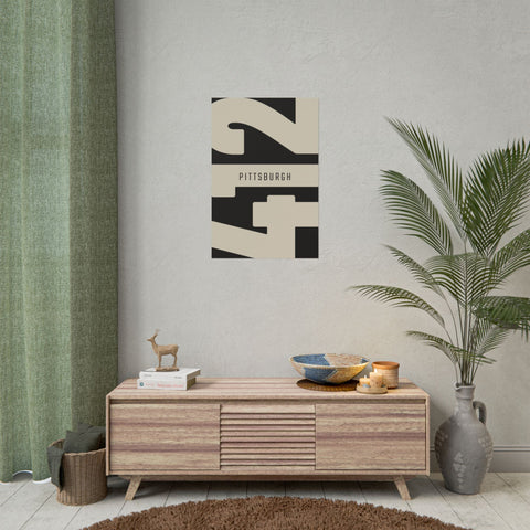 Vintage Pittsburgh Poster – Rolled Art Print on Archival Fine Art Paper Poster - YinzerShop
