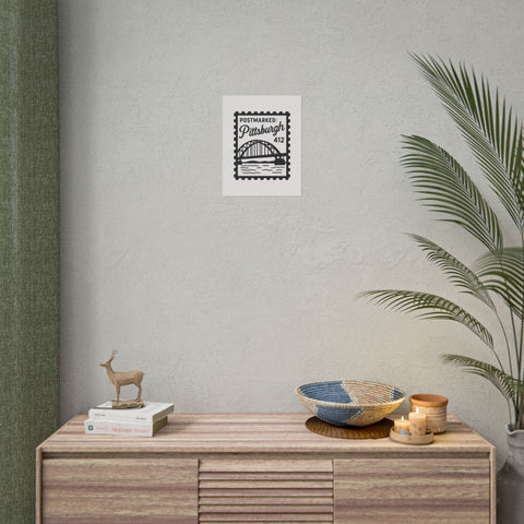 Vintage Pittsburgh Poster – Rolled Art Print on Archival Fine Art Paper Poster - YinzerShop