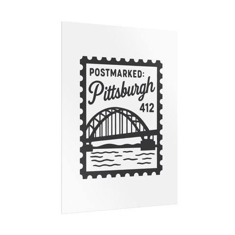 Vintage Pittsburgh Poster – Rolled Art Print on Archival Fine Art Paper Poster - YinzerShop