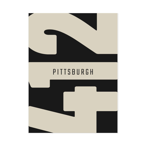 Vintage Pittsburgh Poster – Rolled Art Print on Archival Fine Art Paper Poster - YinzerShop