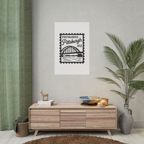 Vintage Pittsburgh Poster – Rolled Art Print on Archival Fine Art Paper Poster - YinzerShop